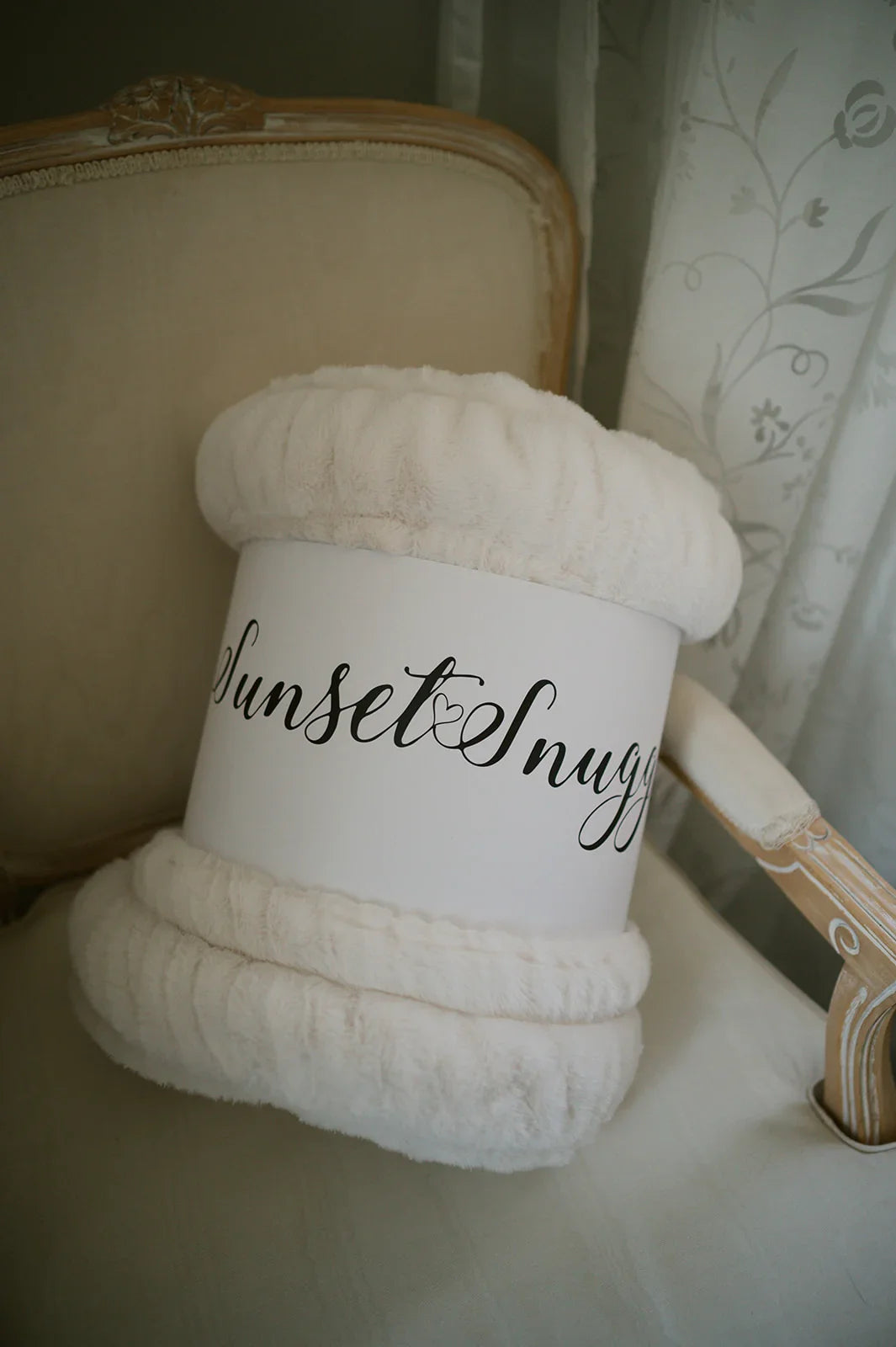 Cream Clouds Double-sided Minky Blanket-12