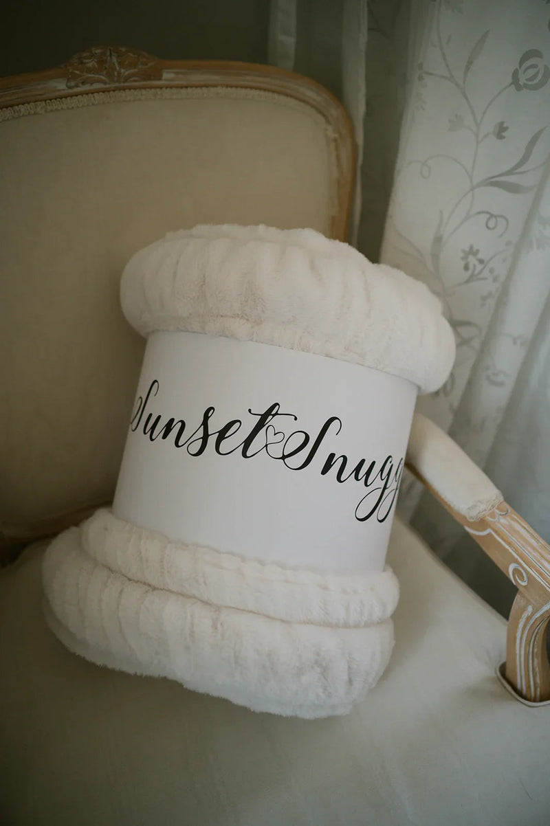 Cream Clouds Double-sided Minky Blanket-12