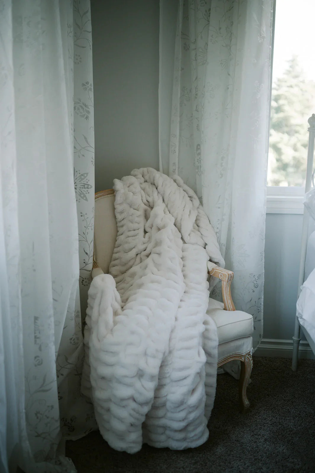 Cream Clouds Double-sided Minky Blanket-13