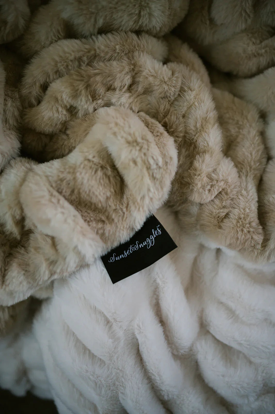 Cream Clouds Double-sided Minky Blanket-14