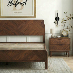 Estructura de cama de madera maciza Bifrost-16