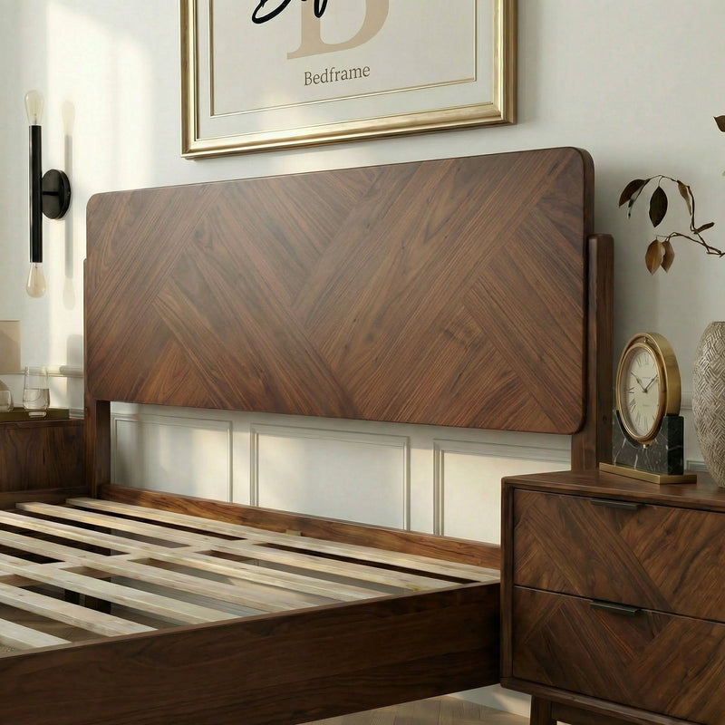 Estructura de cama de madera maciza Bifrost-15