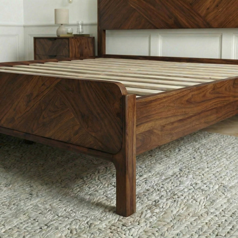 Estructura de cama de madera maciza Bifrost-17