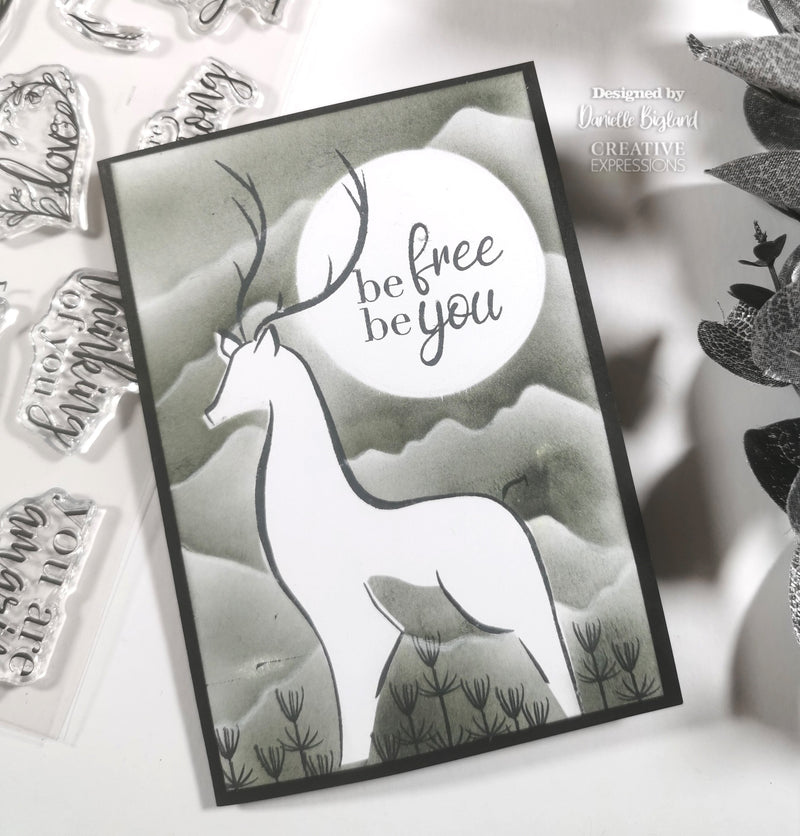 Creative Expressions Bonnita Moaby Be You A5 Clear Stamp Set-2