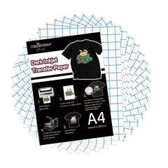 TeckWrap Inkjet Printable Heat Transfer Paper (15 PCS/Set) - Dark Fabrics-1