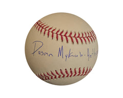 Dasan Brown Autographed Rawlings Official Major League Baseball Inscribed Full Name-2