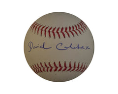 David Calabrese Autographed Full Signature Rawlings Official Major League Baseball-1