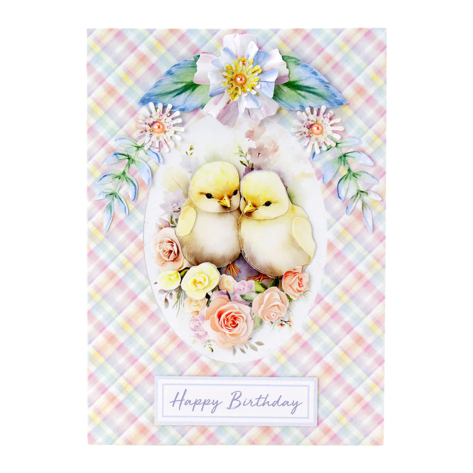 Décopatch Découpé à l'Emporte-Pièce – Poussins & Lapin (pack de 3)-2