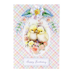 Décopatch Découpé à l'Emporte-Pièce – Poussins & Lapin (pack de 3)-2