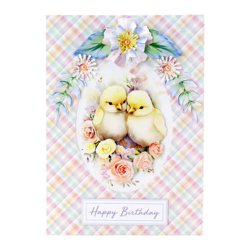 Décopatch Découpé à l'Emporte-Pièce – Poussins & Lapin (pack de 3)-2