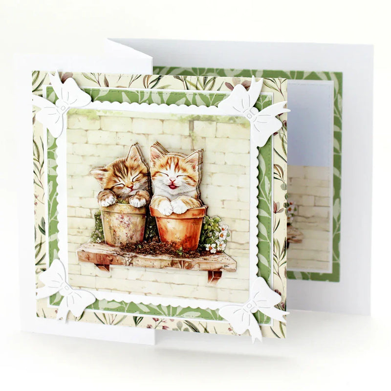 Crafty Kittens Die Cut Topper & Decoupage Collection-8