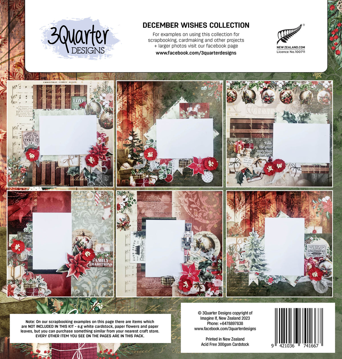 December Wishes 12x12 Collection Pack-20