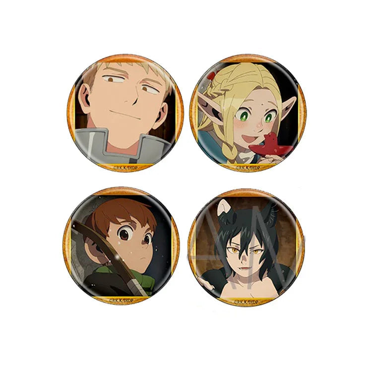 Delicious in Dungeon Anime Merch - Chara Badge Collection A-2
