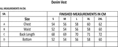 Versatile Denim Vest with Hoodie-16