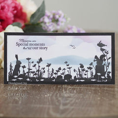 Creative Expressions Designer Boutique Collection Meadow View DL Pre Cut Rubber Stamp-3