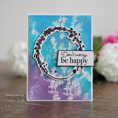 Creative Expressions Designer Boutique Collection Springtime Blooms A6 Clear Stamp Set-5