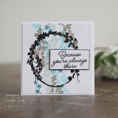Creative Expressions Designer Boutique Collection Springtime Blooms A6 Clear Stamp Set-3