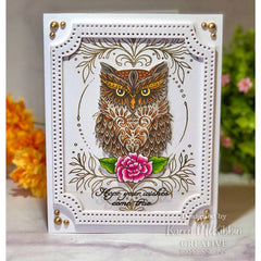 Creative Expressions Designer Boutique Collection Owl Be There For Twit Twoo A6 Clear Stamp Set-4