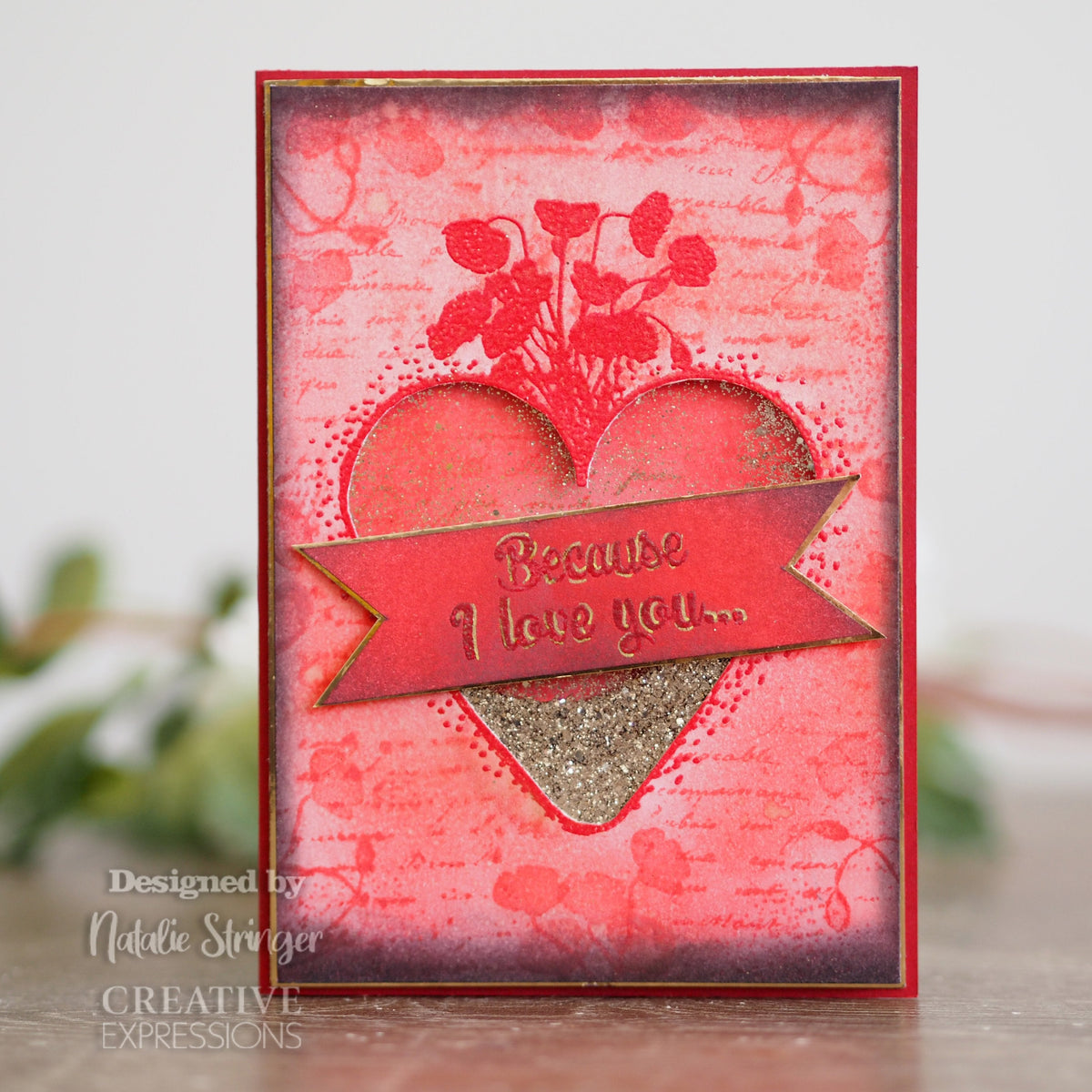 Creative Expressions Designer Boutique Collection Eternal Poppies A6 Clear Stamp Set-2