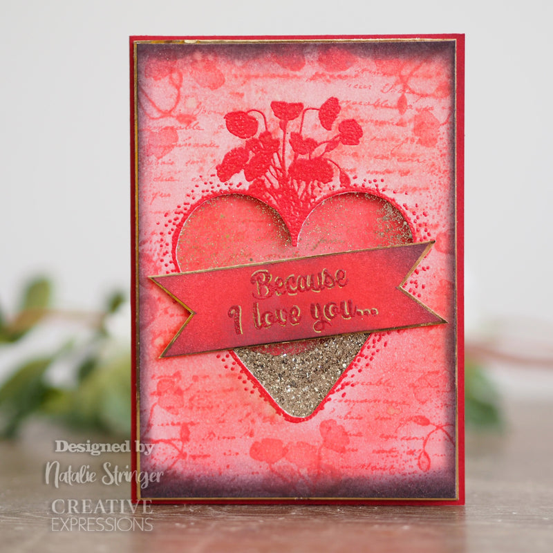 Creative Expressions Designer Boutique Collection Eternal Poppies A6 Clear Stamp Set-2