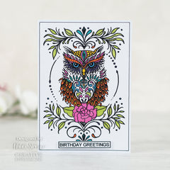 Creative Expressions Designer Boutique Collection Owl Be There For Twit Twoo A6 Clear Stamp Set-3