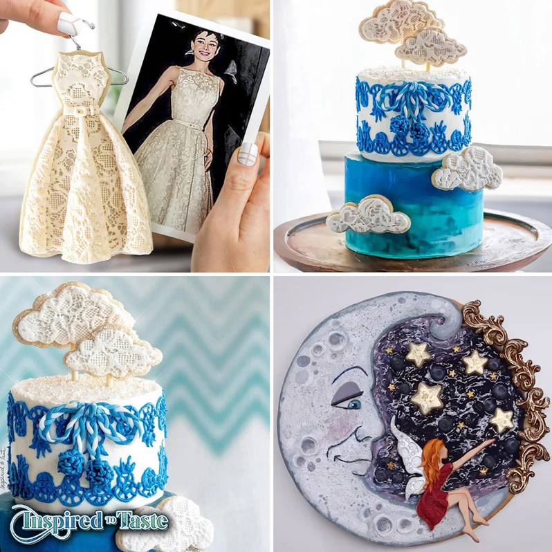 Royal Lace Silicone Mould-6