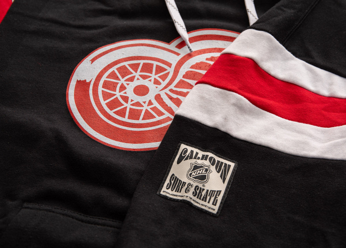 Detroit Red Wings Varsity Retro Style Hoodie-5
