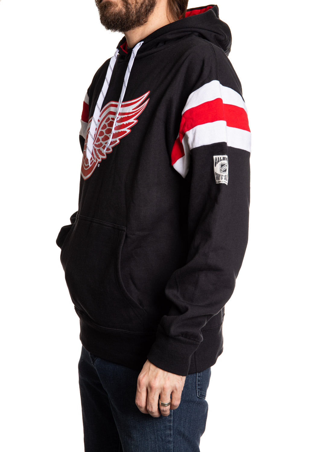 Detroit Red Wings Varsity Retro Style Hoodie-2