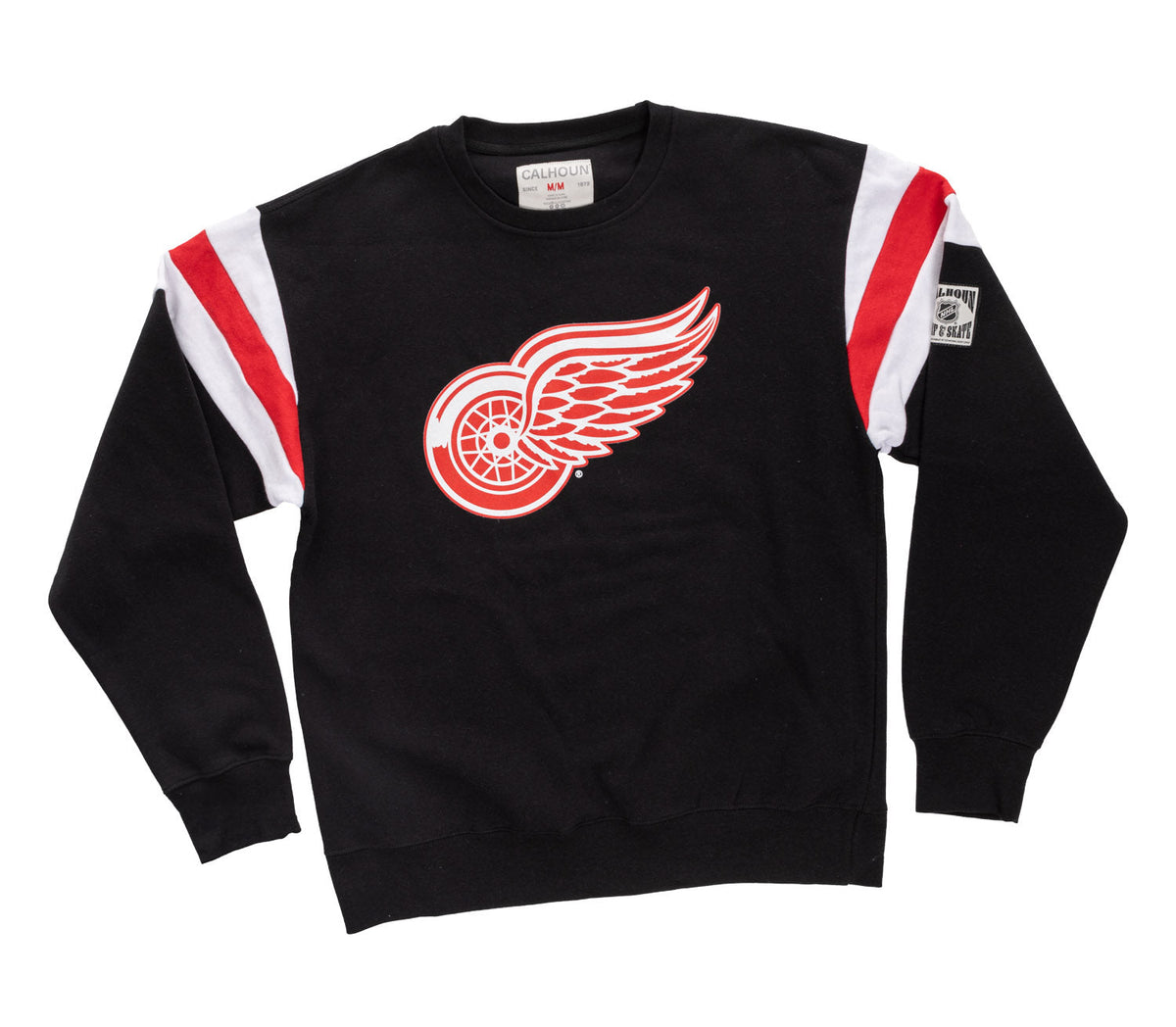 Detroit Red Wings Varsity Retro Style Crewneck Sweater-5