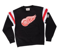 Detroit Red Wings Varsity Retro Style Crewneck Sweater-5