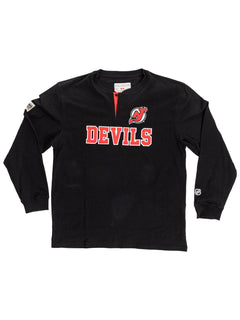 New Jersey Devils Long Sleeve Henley-2