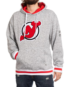 New Jersey Devils "Muskoka Style" Premium Chenille Woven Logo Hoodie-1