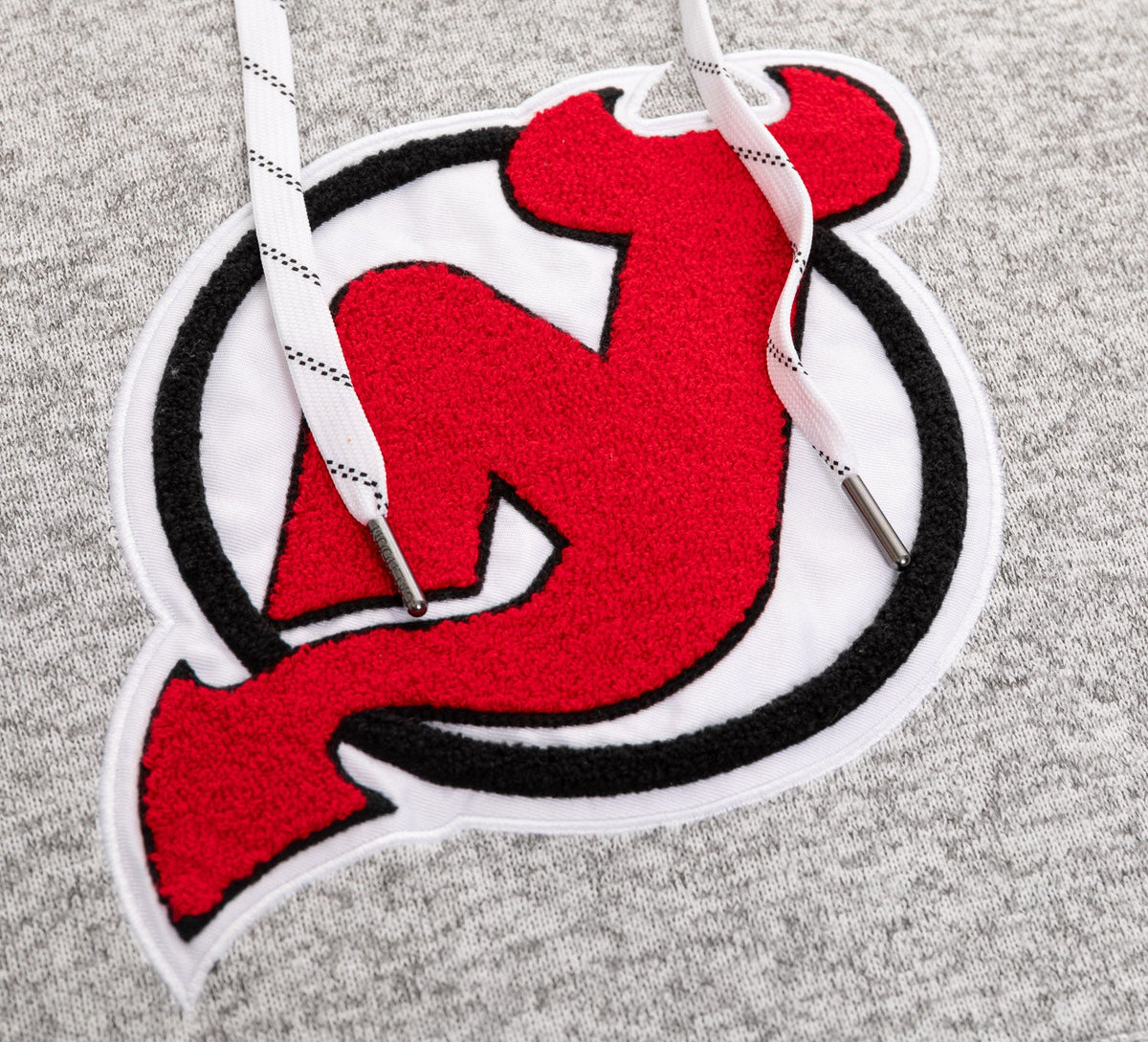 New Jersey Devils "Muskoka Style" Premium Chenille Woven Logo Hoodie-4