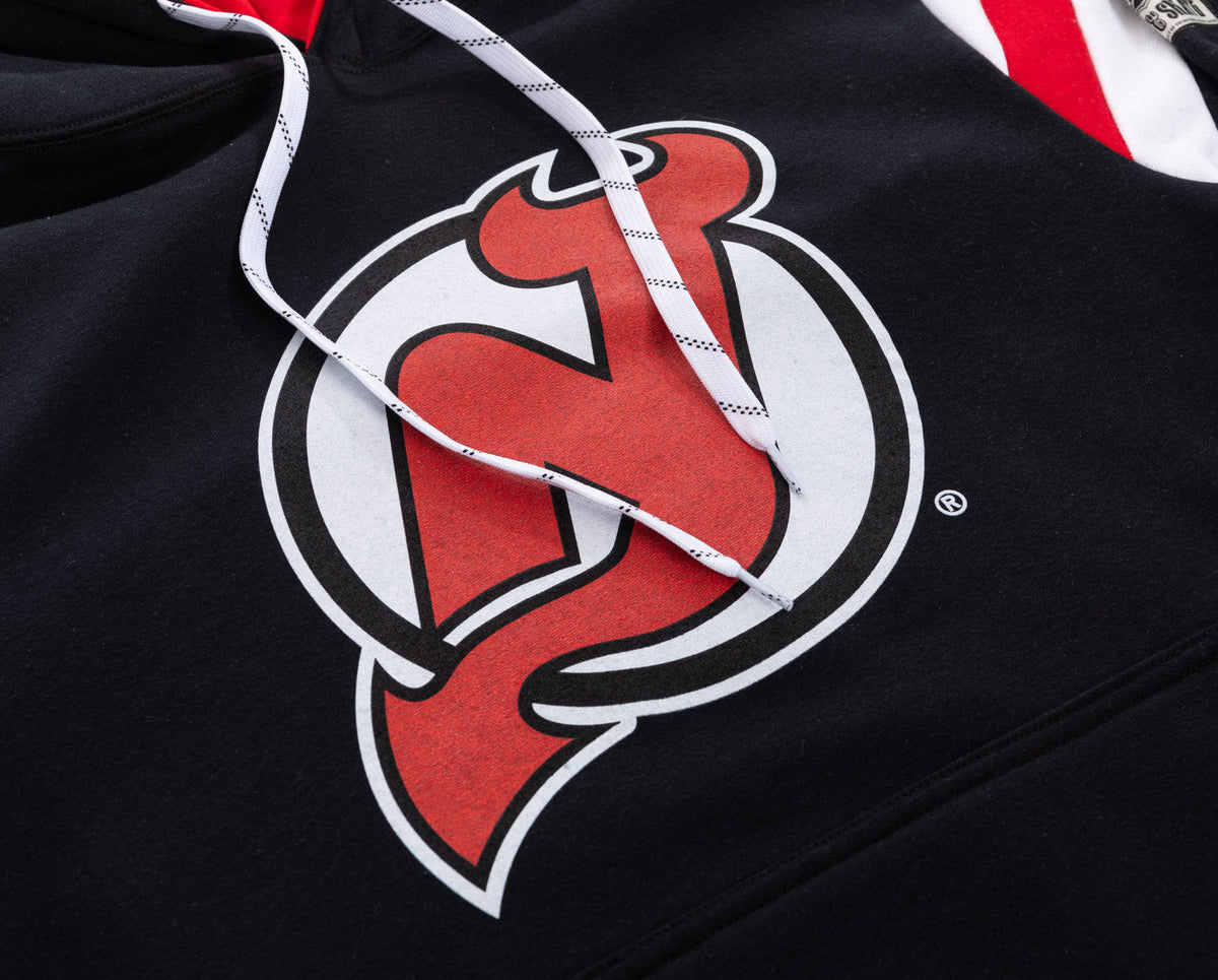 New Jersey Devils Varsity Retro Style Hoodie-4