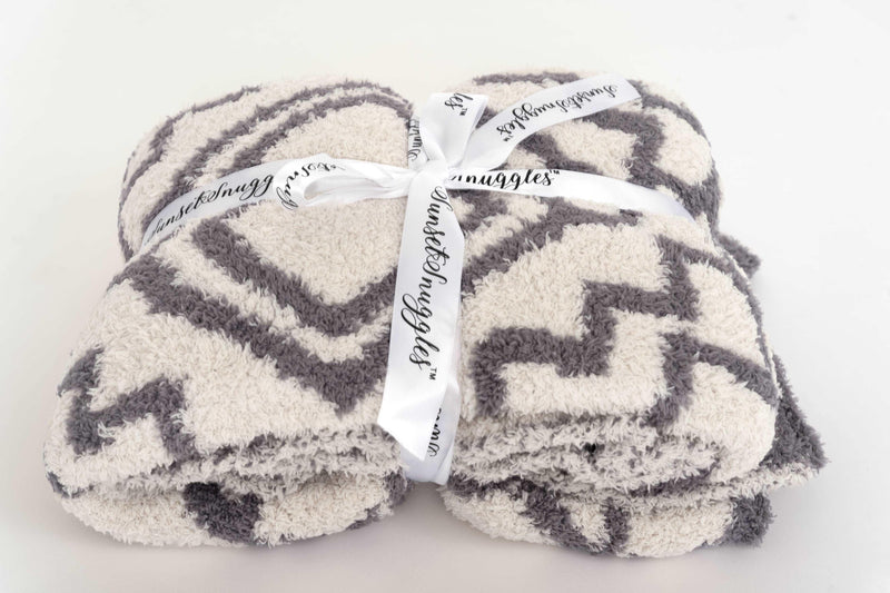 Baby's Breath & Volcanic Glass Diamond Tile Toddler Baby Blanket-2