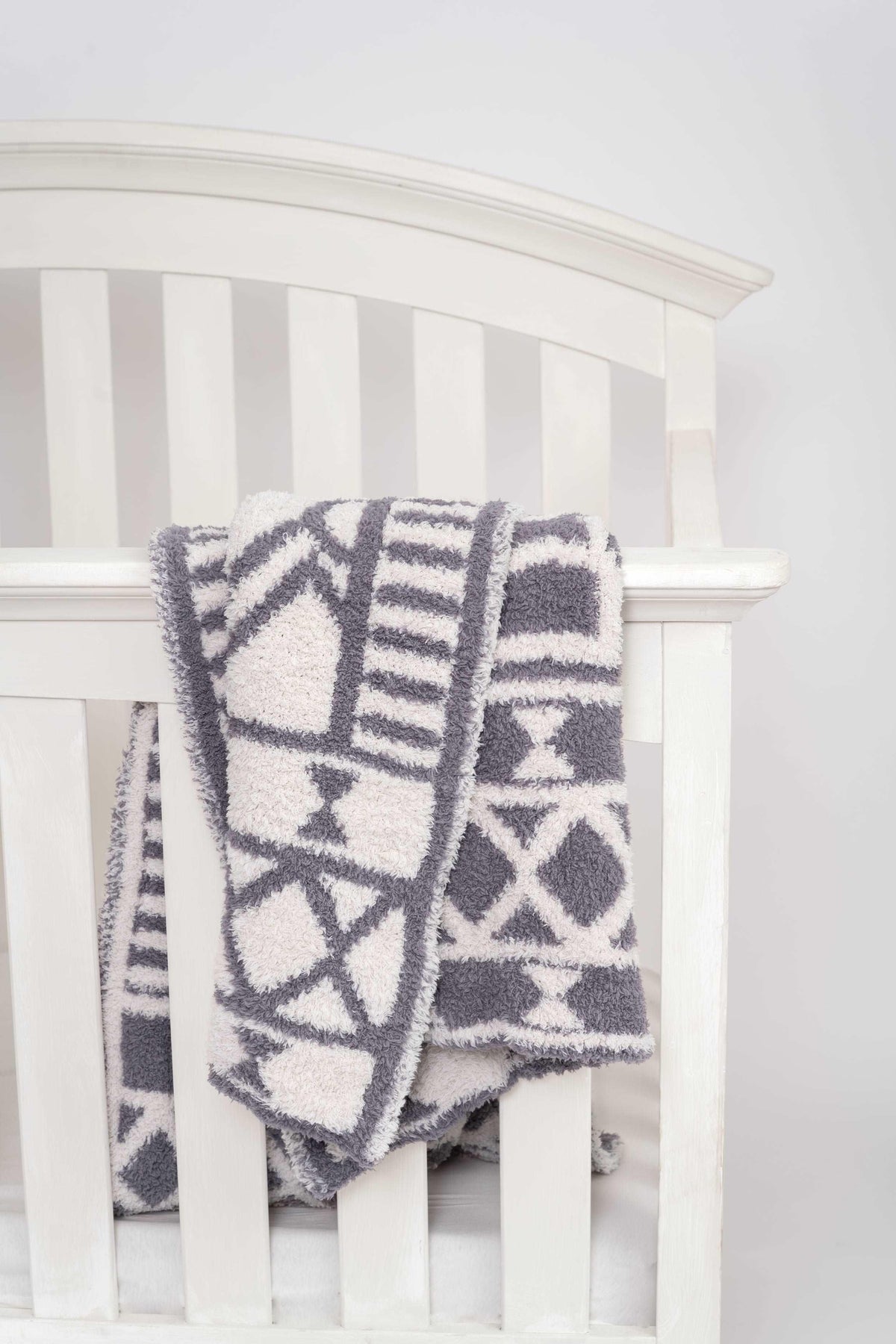 Baby's Breath & Volcanic Glass Diamond Tile Toddler Baby Blanket-1