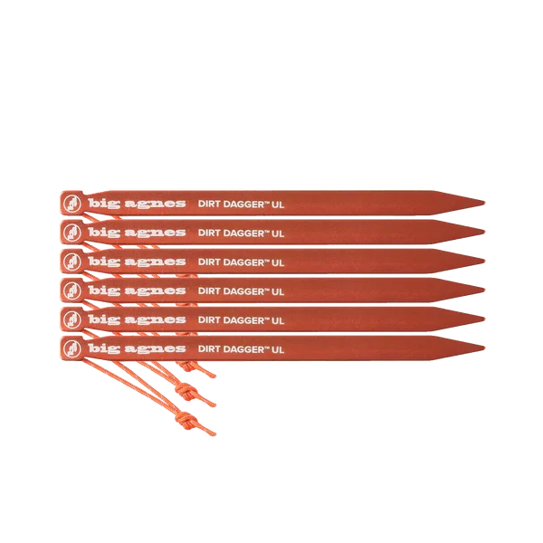 Dirt Dagger™ UL Tent Stakes: Pack of 6-1