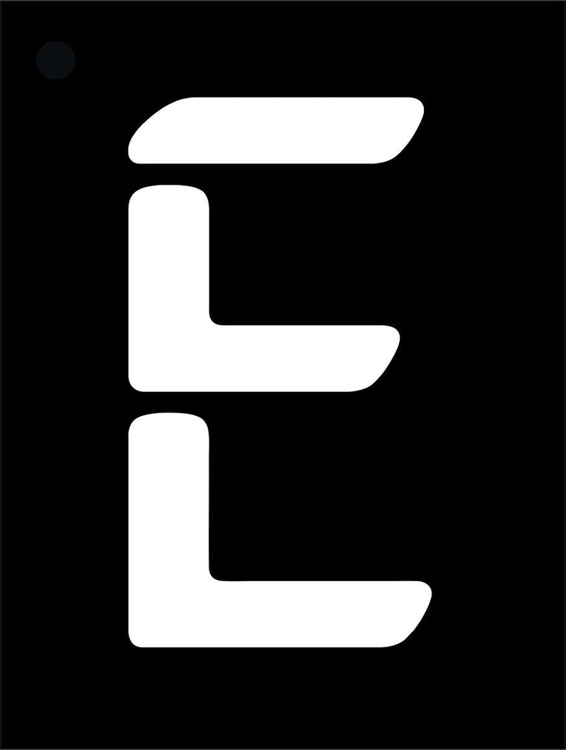 Mini Stencil Upper Case Letter-43