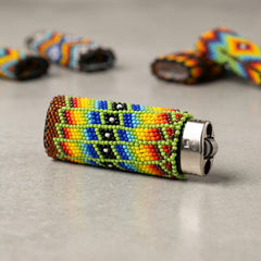 Black Beaded Lighter Case-3