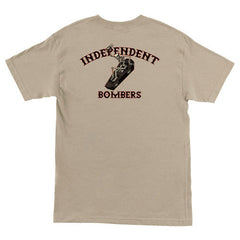 Independent 'Bombers' Tee - Beige-1