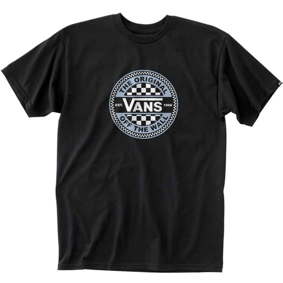 Vans 'Circle Checkerboard' Tee - Black-1