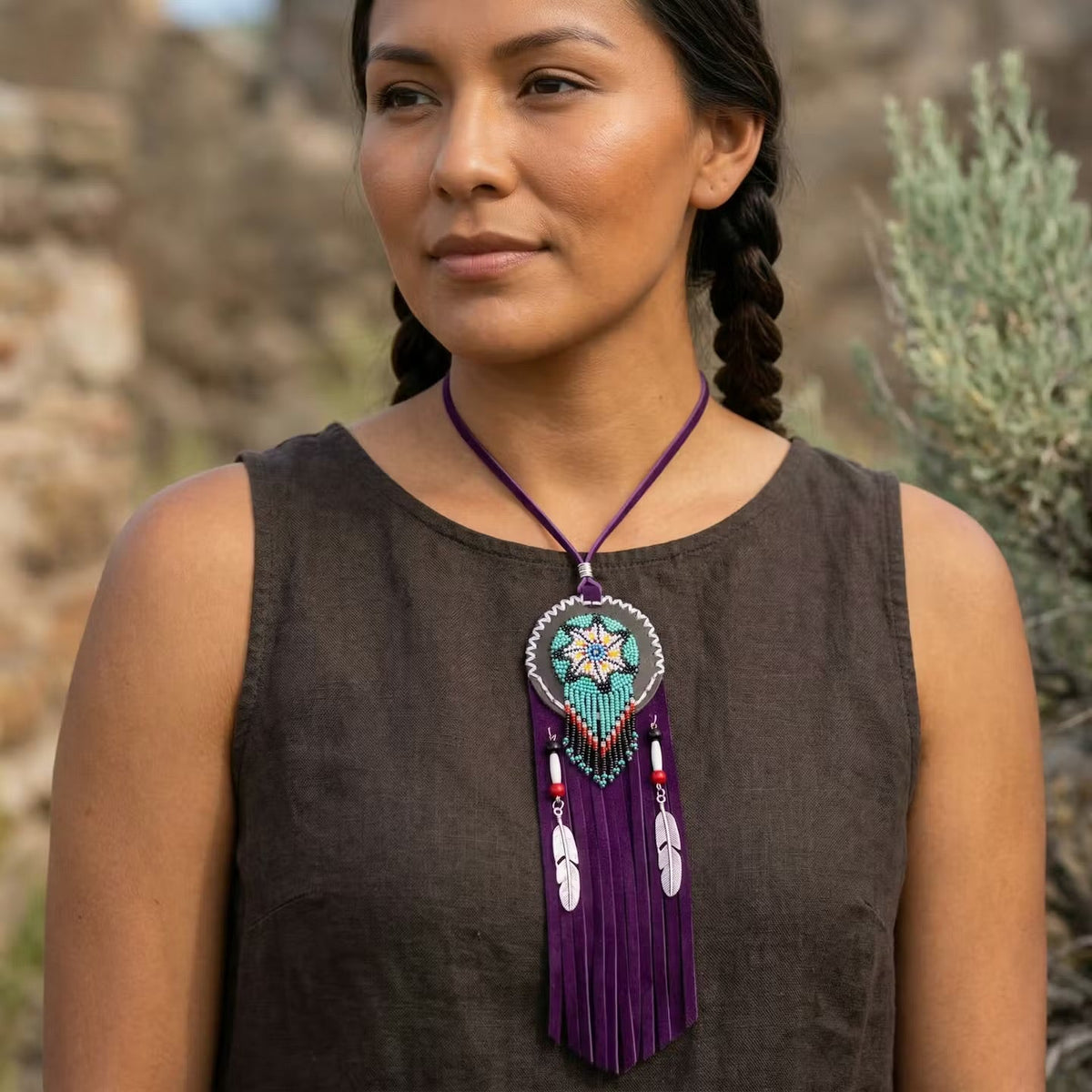 Regalia Medallion Purple-3