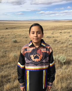 Bear paw Youth Ribbon shirt-6