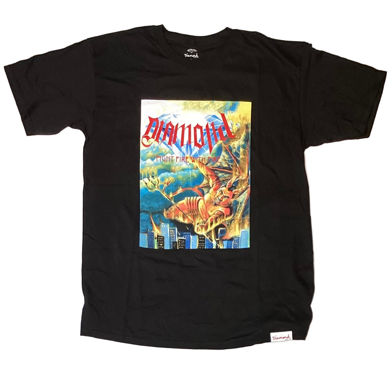 Diamond Supply Co. 'Fight' Tee - Black-1