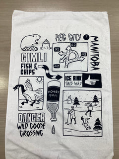 Peg City Gimli - Tea Towel-1
