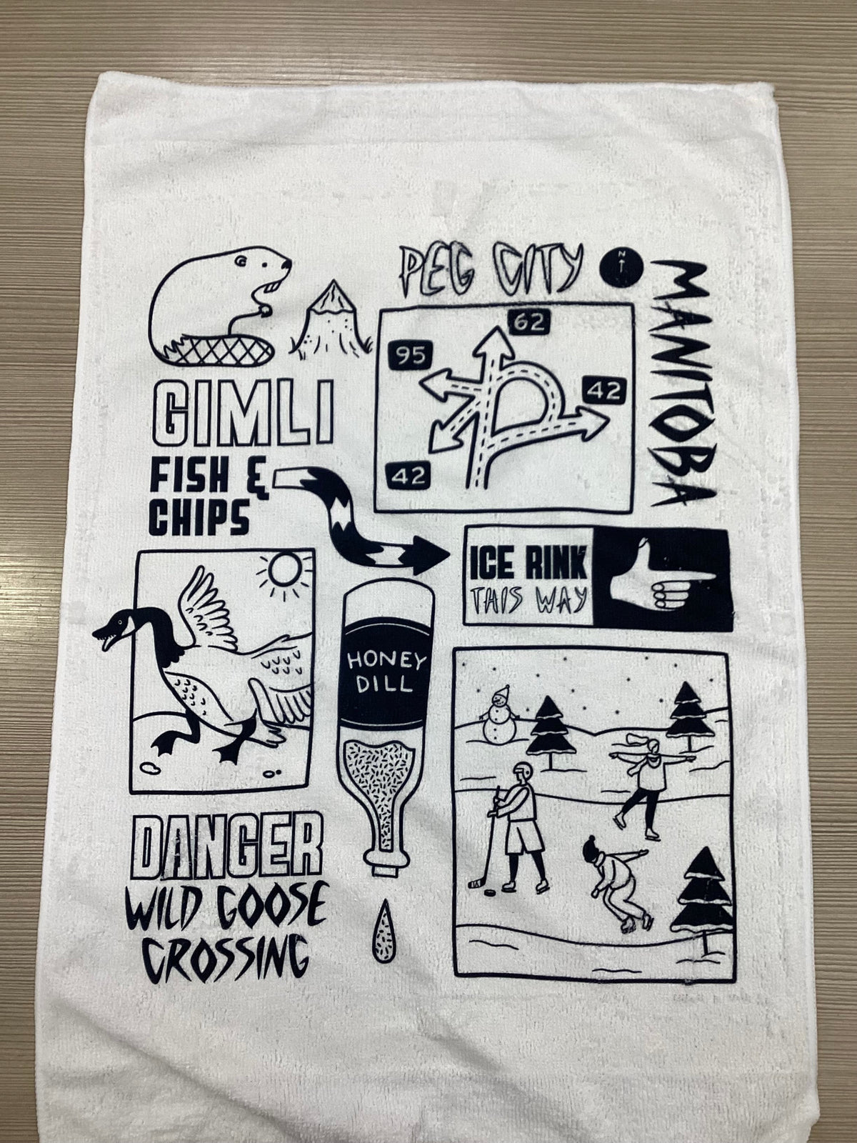 Peg City Gimli - Tea Towel