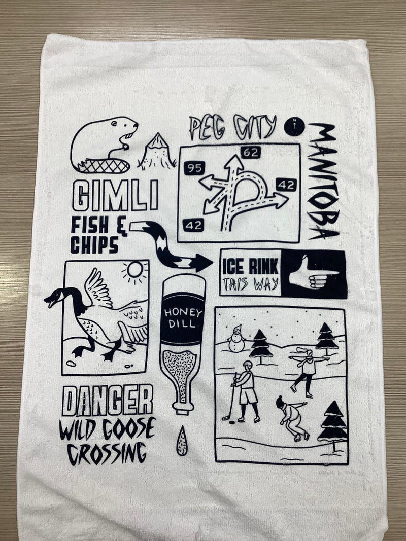 Peg City Gimli - Tea Towel-1
