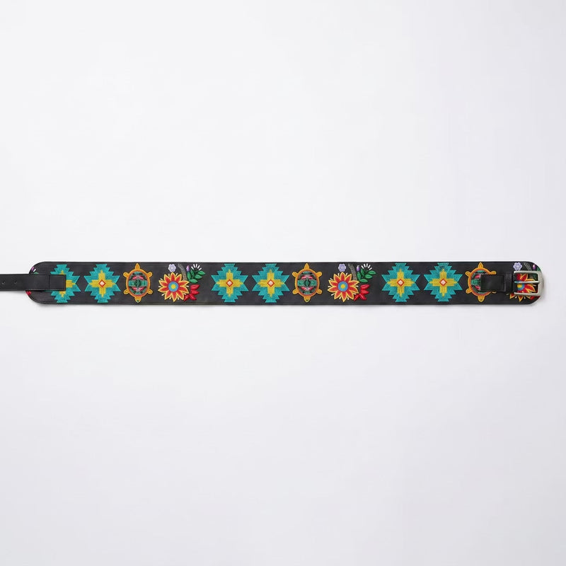 Heritage Leather Regalia Belt (Turtle)-3