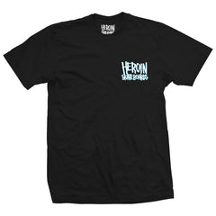 Heroin Skateboards 'Curb Killer Wide Boy' Tee - Black-1