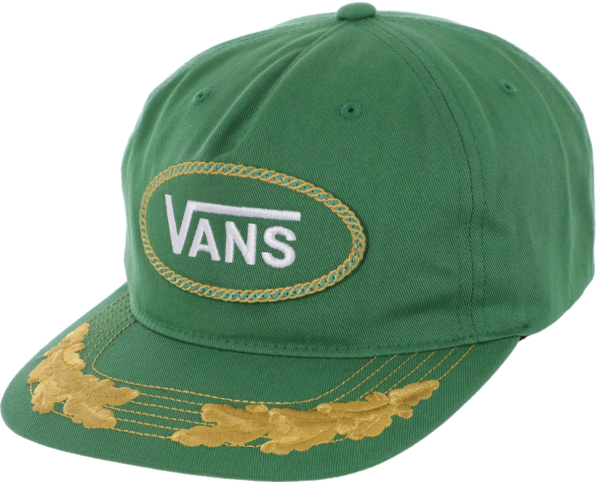 Vans 'Captain Van Doren Low Unstructured' Snapback Cap - Green/Gold-1
